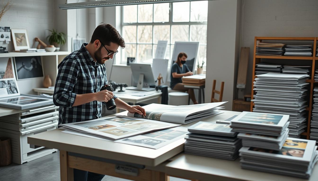 Prints prepared for the page